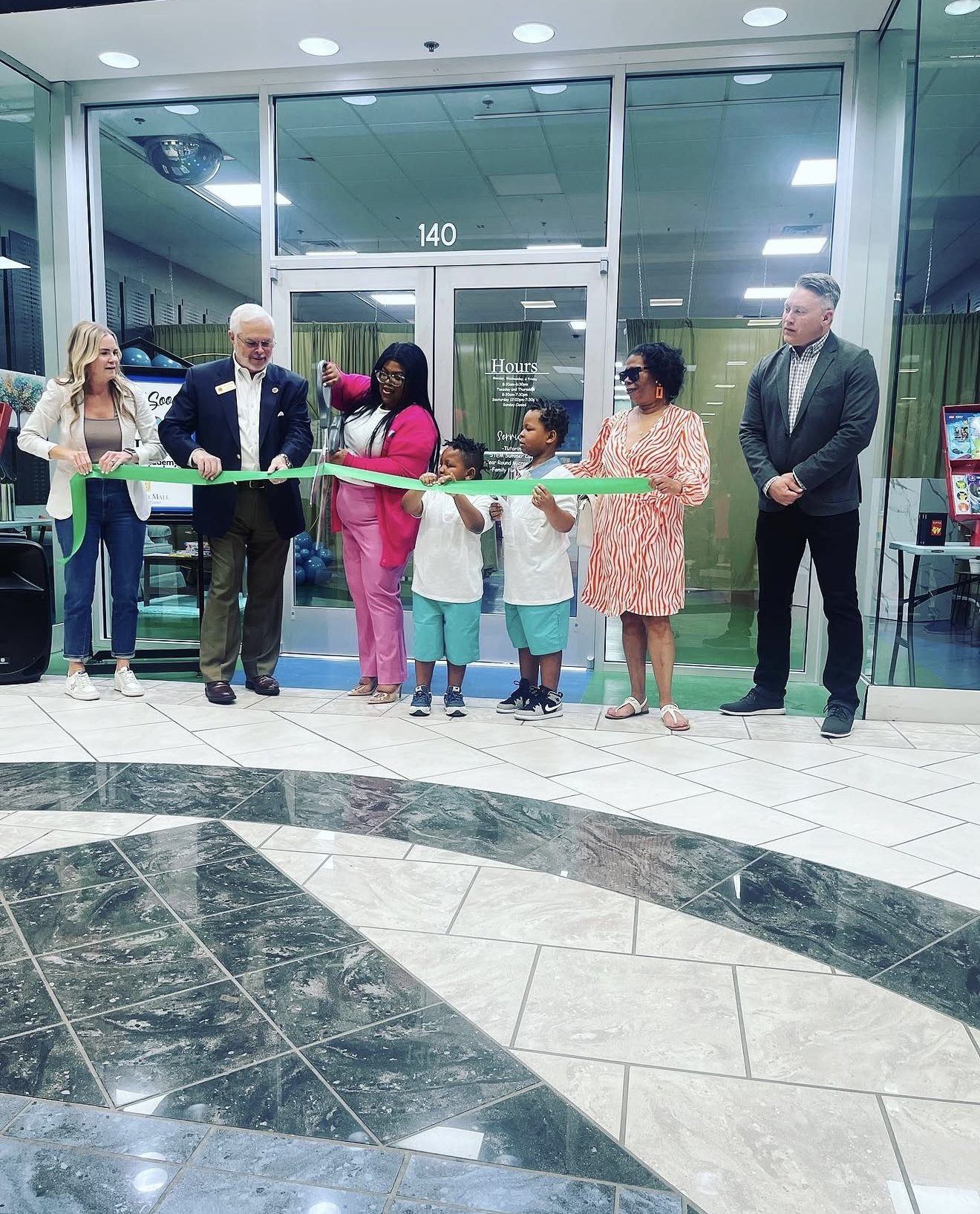 Ribbon-cutting ceremony for Burbrella Learning Academy microschool