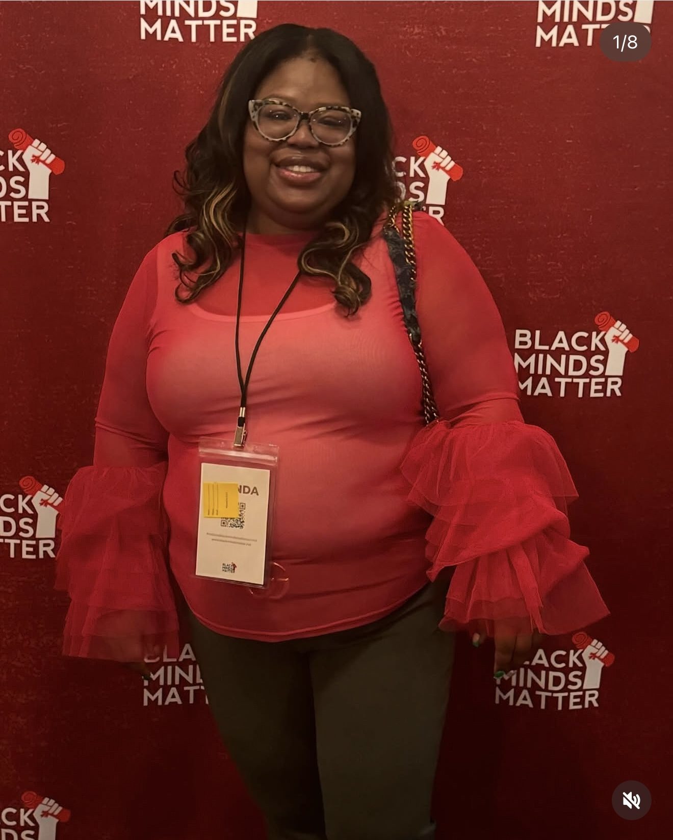 Dominque Burgess at the Black Minds Matter national conference